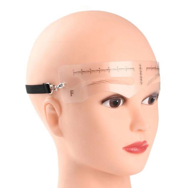 (hàng Mới Về) Set 12 Khuôn Kẻ Lông Mày Tiện Dụng