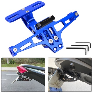 Giá đỡ biển số xe bằng nhôm cnc kèm đèn led tùy chỉnh tiện dụng cho xe máy