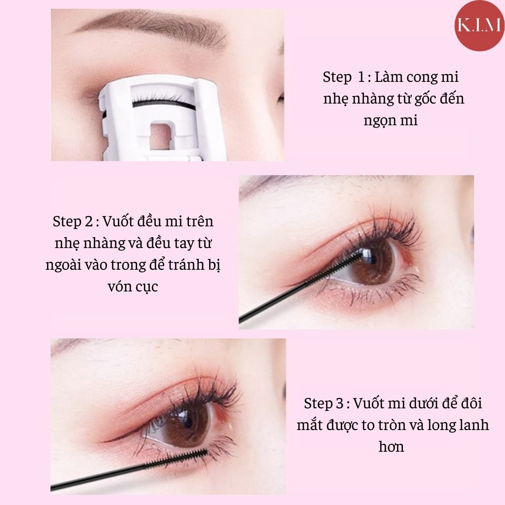Mascara QIC Chuốt Mi Dưới Chống Lem Trôi Hồng Lấp Lánh | BigBuy360 - bigbuy360.vn