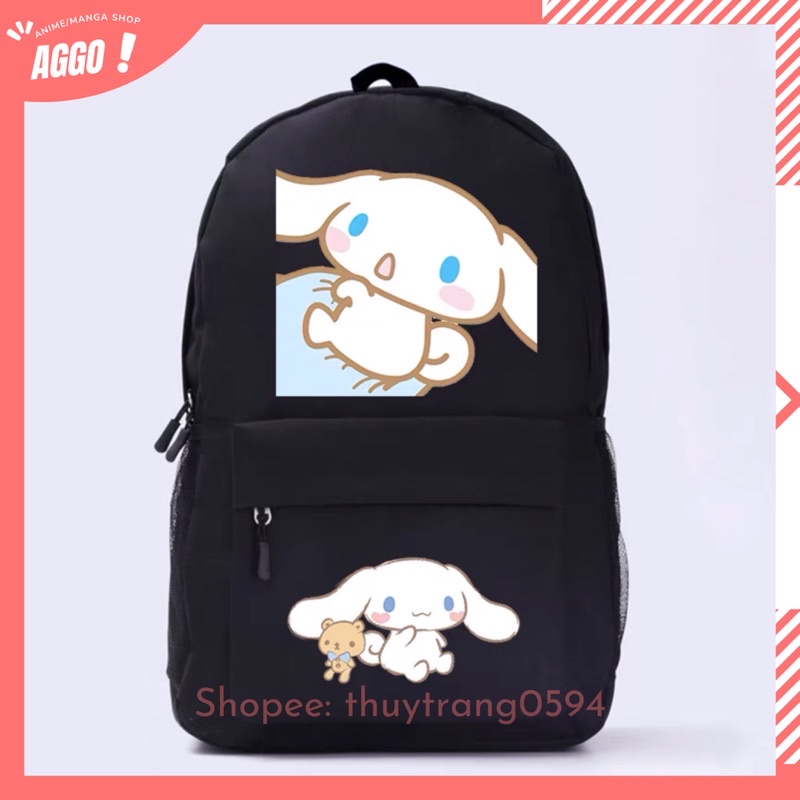 Balo Đi Học Hoạt Hinh Cinnamoroll Dễ Thương