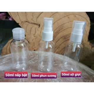 Vỏ chai pet nhựa 50ml