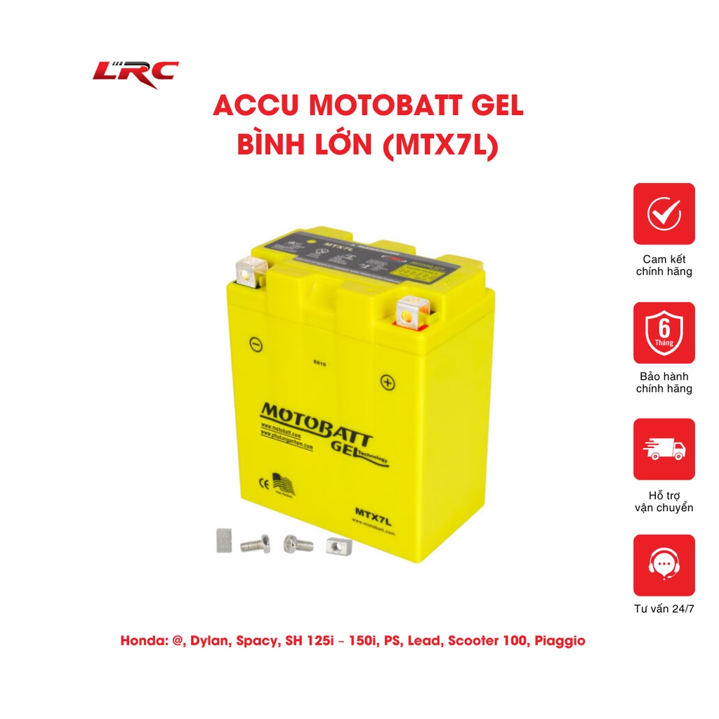 Bình Ắc Quy MOTOBATT Dành Cho Mọi Loại Xe