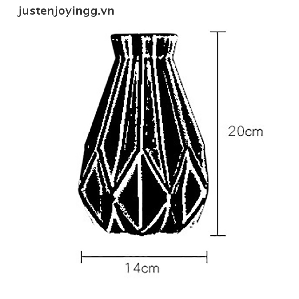 Bình Hoa Nhựa Giả Gốm Phong Cách Châu Âu