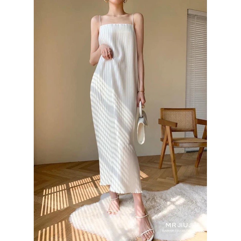 VÁY DÂY XẾP LY ĐI BIỂN MÙA HÈ CHO NỮ | BigBuy360 - bigbuy360.vn