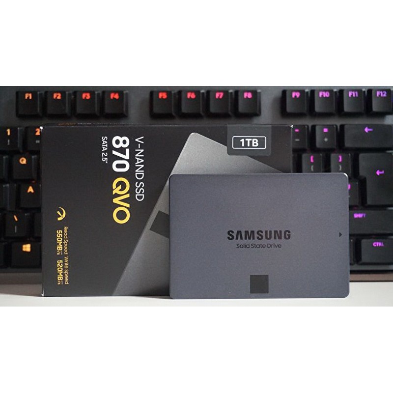 Ổ cứng SSD Samsung 870 Qvo 1TB new chính hãng bảo hành 36 tháng