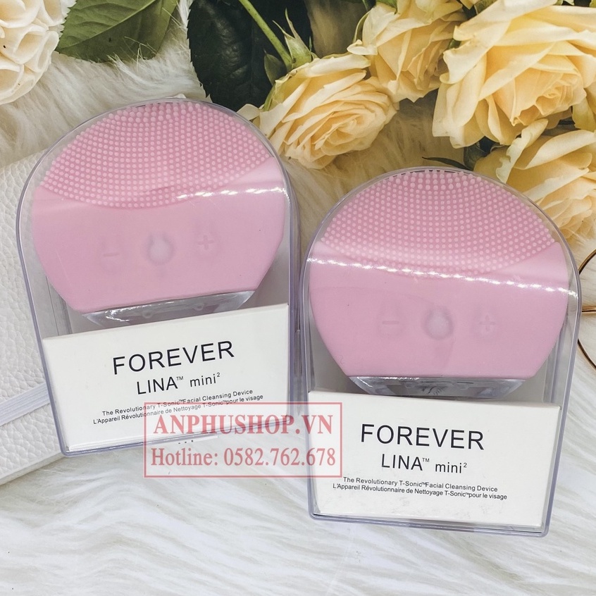 Máy rửa mặt Forever Lina Mini 2, Máy rửa mặt massage - Sản phẩm chính hãng