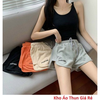 Quần short cotton Membors nữ siêu xinh không có túi phía sau
