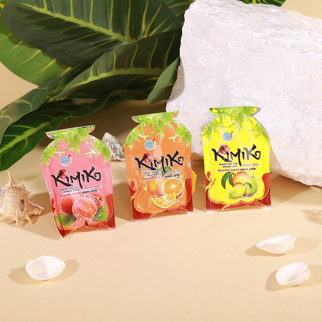 Thạch Rau Câu Long Hải Phong Cách Nhật Bản Kimiko Túi 990 G