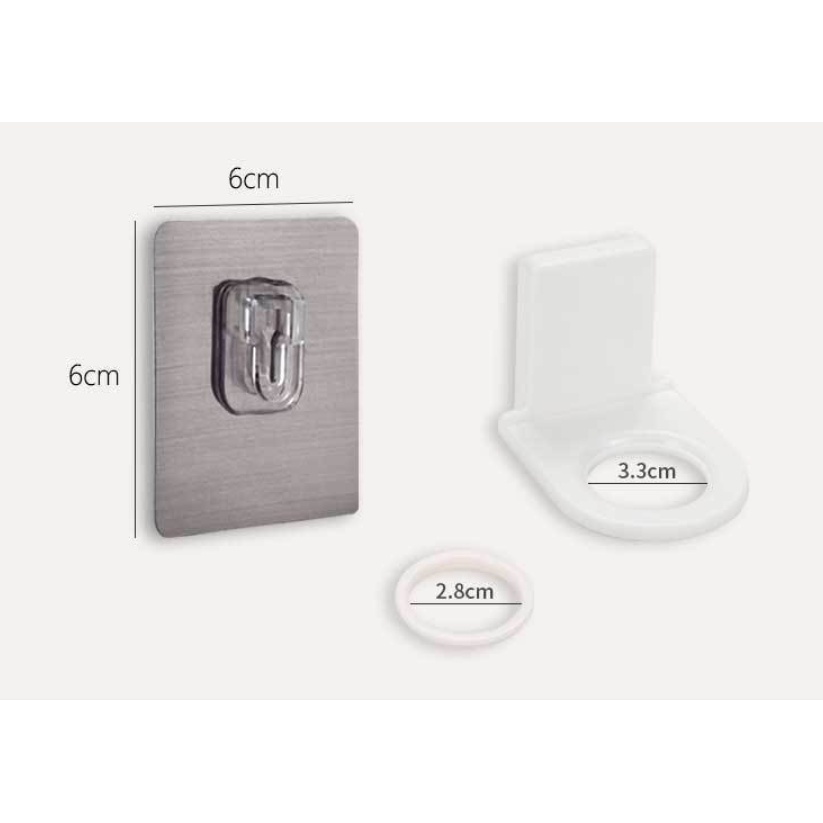 Móc treo dầu gội, sữa tắm nước rửa tay siêu dính siêu chịu lực🍀 Clovershop68 🍀