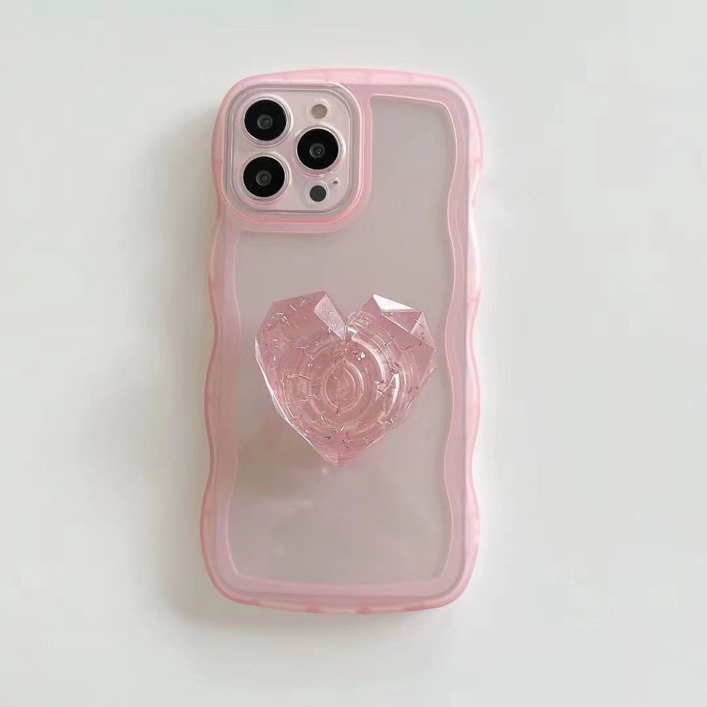 Ốp Điện Thoại Mềm Trong Suốt Chống Sốc In Họa Tiết Có Giá Đỡ Cho 7 8 SE 2020 7P 8P X Xs XR Xs max 11 12 13 Pro 11 12 13 Pro max