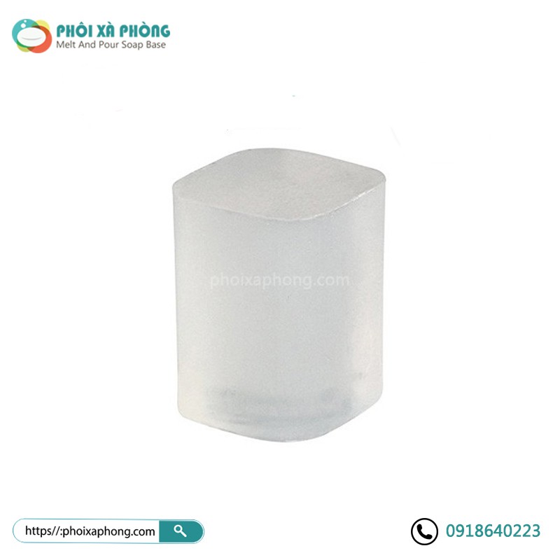 Combo 1kg Phôi xà phòng Glycerin (0.5kg Trong suốt + 0.5Kg Trắng sữa) | BigBuy360 - bigbuy360.vn