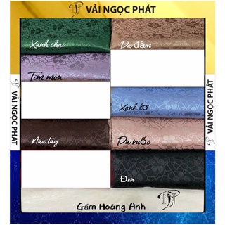 Vải lụa hoàng anh mềm mịn rủ mát co giãn nhẹ
