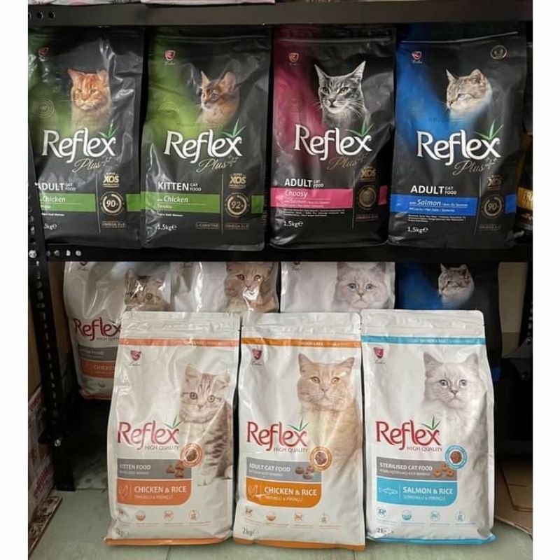 Hạt 𝐑𝐄𝐅𝐋𝐄𝐗 2kg, 𝐑𝐄𝐅𝐋𝐄𝐗 𝐏𝐋𝐔𝐒 1.5kg cho mèo con, mèo lớn