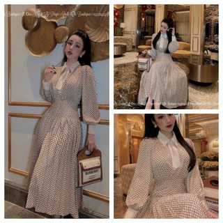 Váy họa tiết cổ bẻ