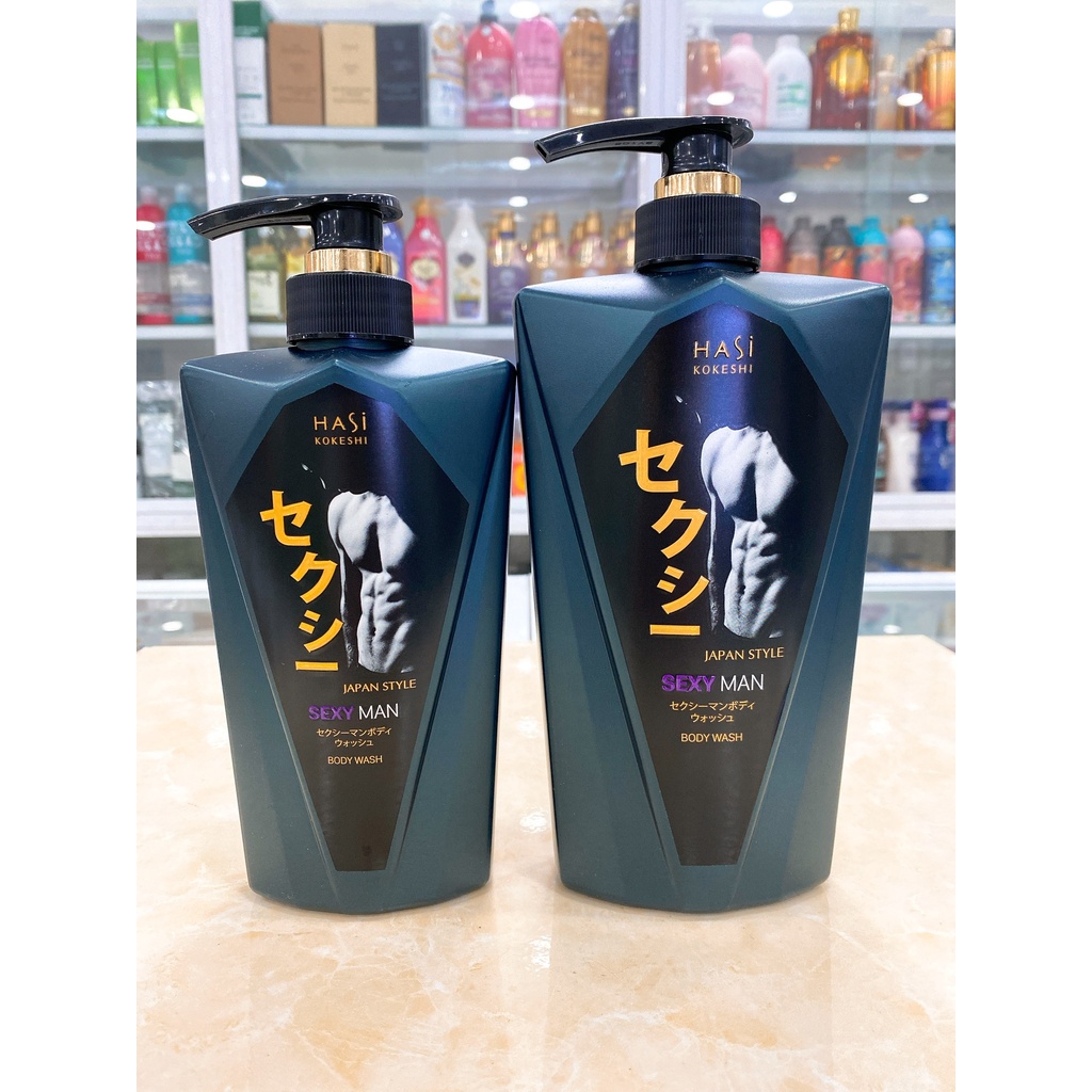 Gel Tắm Nước Hoa Nam Hasi Kokeshi Sexy Man Body Wash 380g~550g