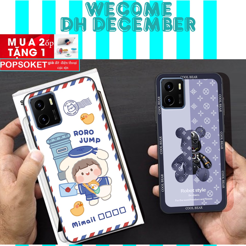 Ốp lưng Vivo Y15S  in hình 3D gấu mới nhất - sang - chảnh - ĐẸP- BỀN