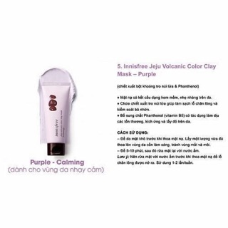 Mặt nạ Jeju Innisfree núi lửa