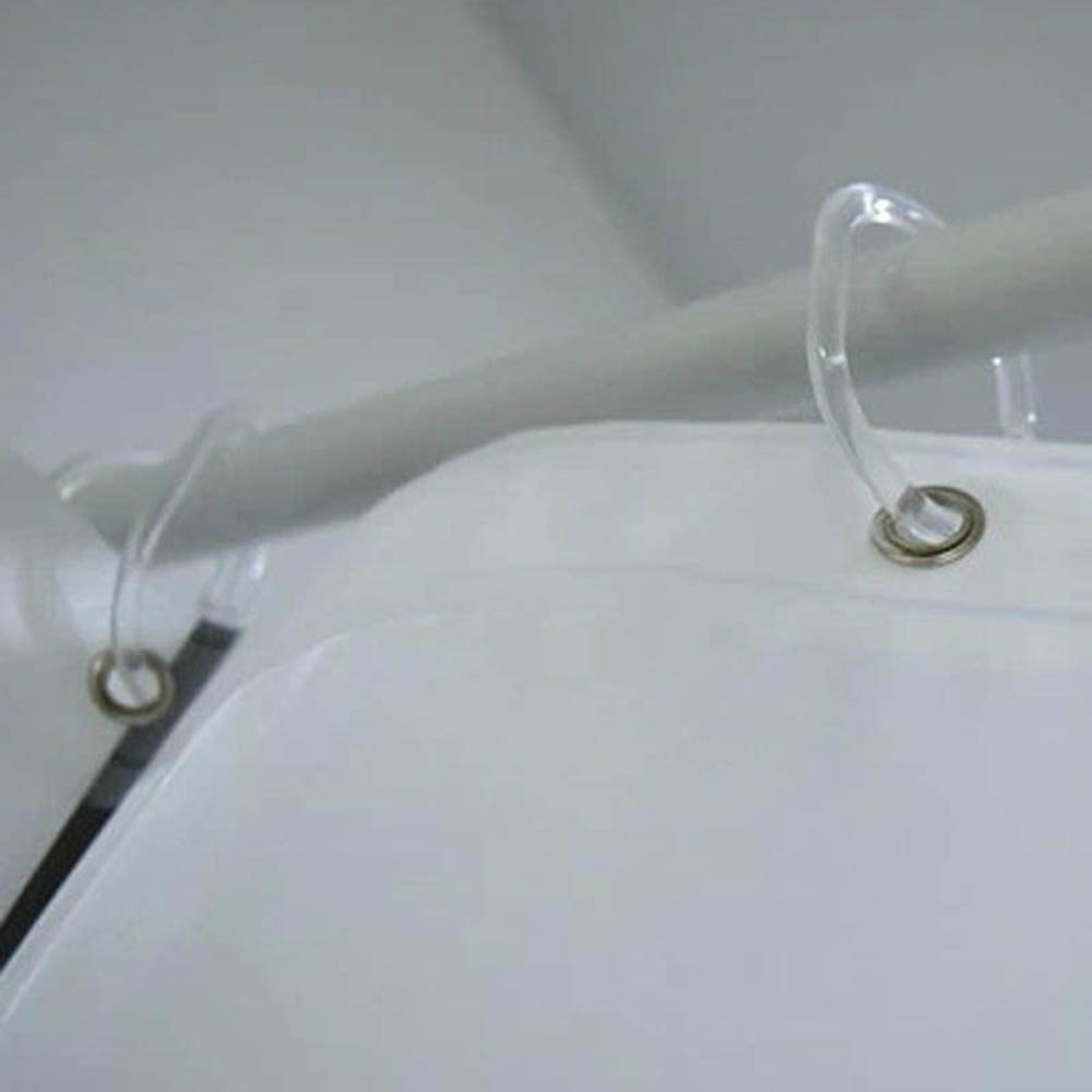 EPOCH 12 Móc Treo Rèm Nhà Tắm Bằng Nhựa Trong Suốt