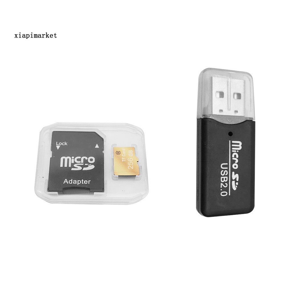 Thẻ Nhớ Micro Sd Tf 256gb Tốc Độ Cao Chống Nước Kèm Hộp Đựng