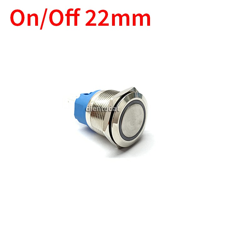 Nút Nhấn Chống Nước ON OFF 22mm 12V 24V