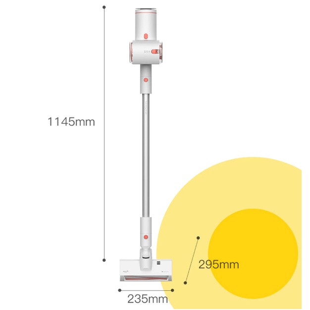 Máy hút bụi không dây cao cấp Deerma DEM VC25 Plus - Lực hút 12.000 Pa