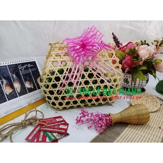 Combo 5 giỏ quà tết bằng tre cho món quà thêm ý nghĩa ngày tết