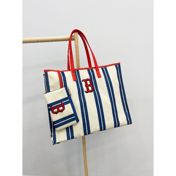 Túi tole MLPi  Boston Stripe chữ B
