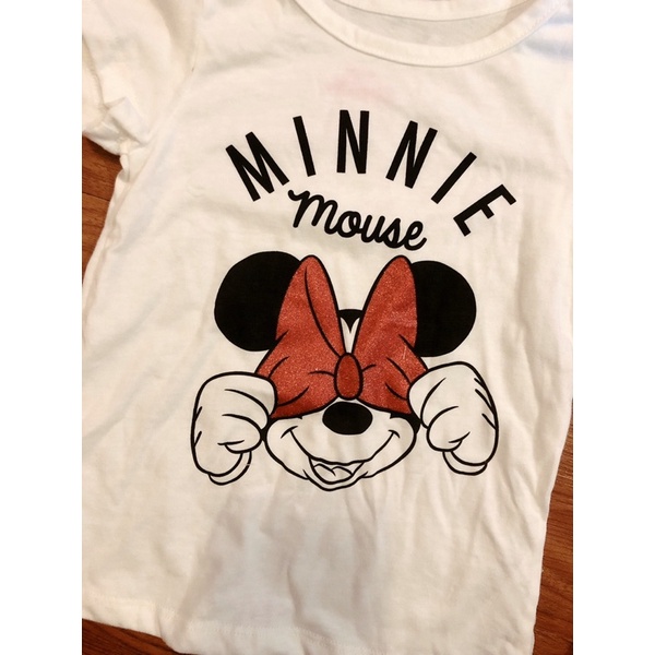 Áo cộc tay Minnie bé gái du xin