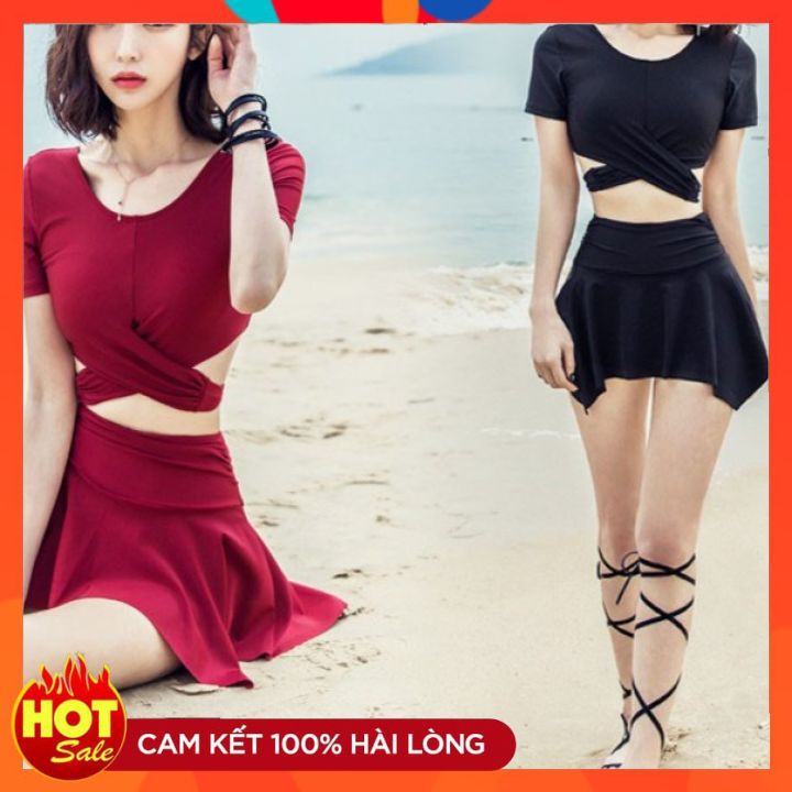 Bộ Bơi Nữ Kèm Quần Bên Trong, Bộ Áo Tắm Mẫu Mới Hàn Quốc | BigBuy360 - bigbuy360.vn