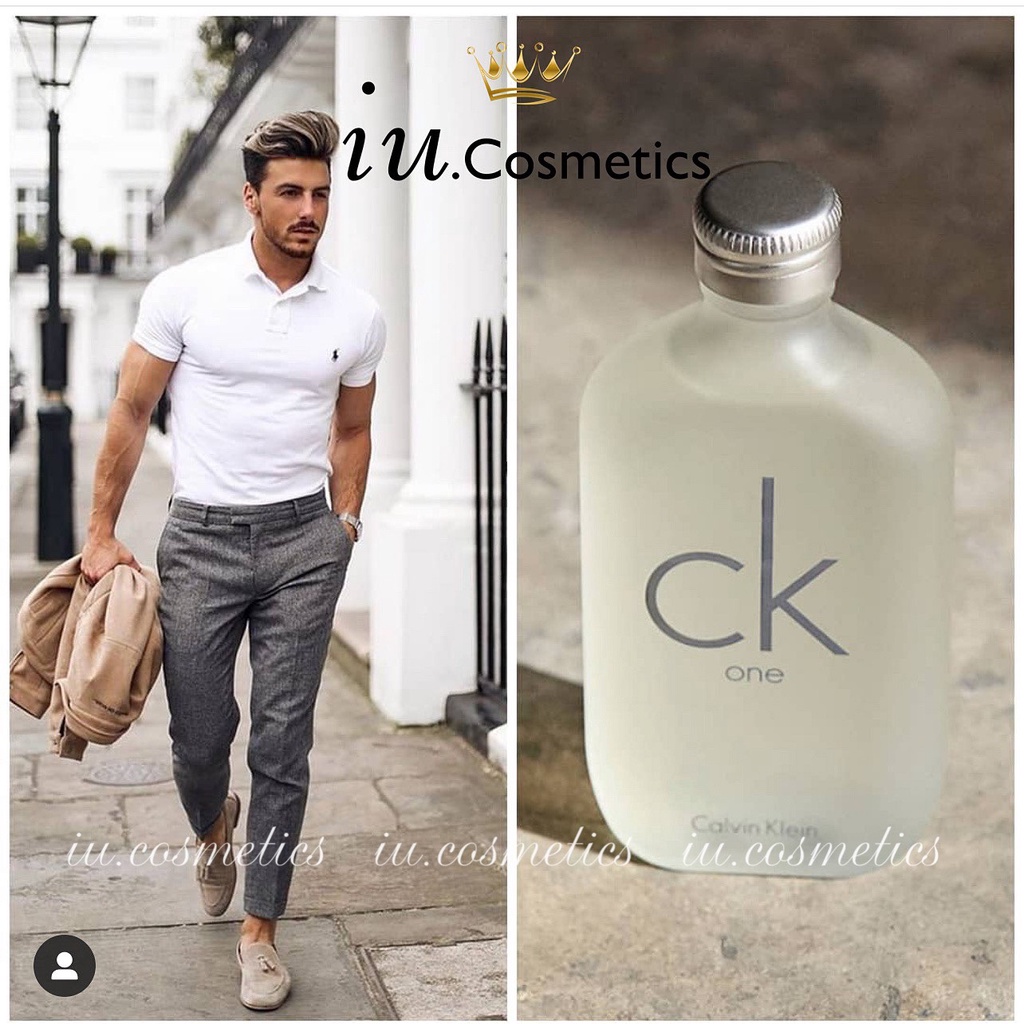 Nước hoa nam CK One - CK Be EDT dung tích 100ml - Dầu thơm nam tính lưu hương lâu, tinh tế - iu.cosmetics