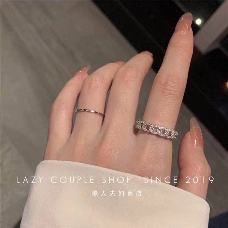 Nhẫn Hở Đính Đá Thời Trang Sang Trọng Cho Nữ | BigBuy360 - bigbuy360.vn