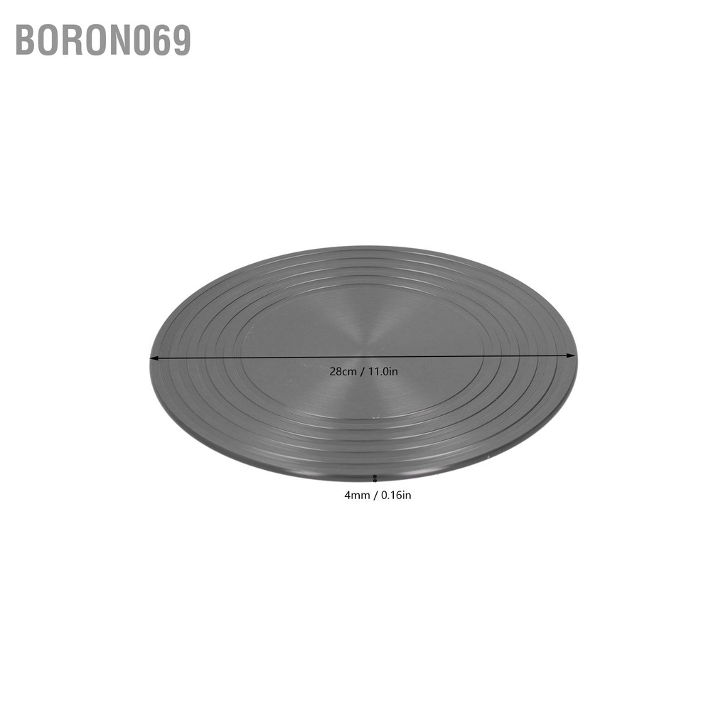 Bộ khuếch tán nhiệt 28CMx4MM Tấm cảm ứng Bếp gas Rã đông nhanh Khay làm tan băng cho nhà bếp gia đình Boron069
