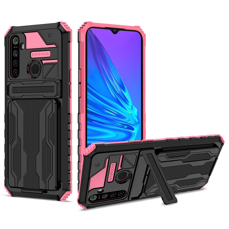 Ốp Điện Thoại Hấp Thụ Sốc Chống Rơi Sang Trọng Cho OPPO Realme 5 5i C3 7i C11 C15 C20 C21 C17 C25