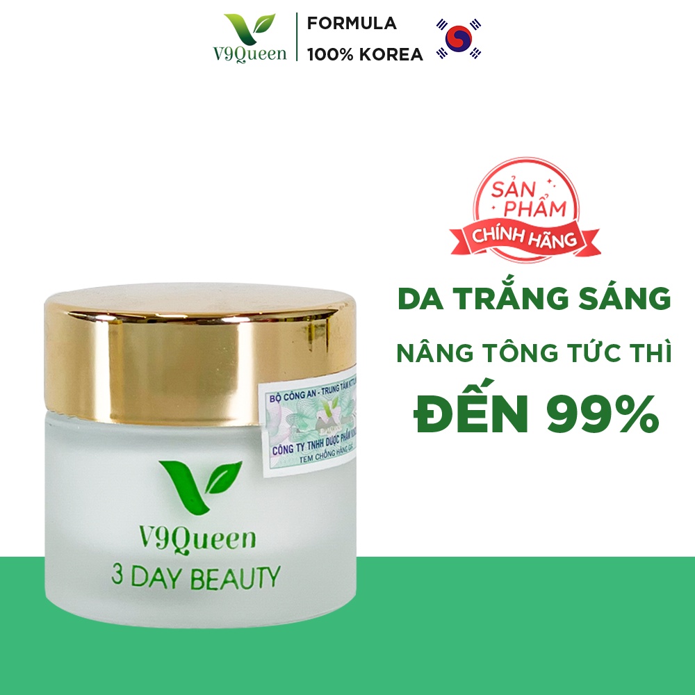 Kem chống nắng Kem Face Dưỡng Trắng Da bảo vệ da Chống tia tử ngoại Chống oxy hóa V9Queen