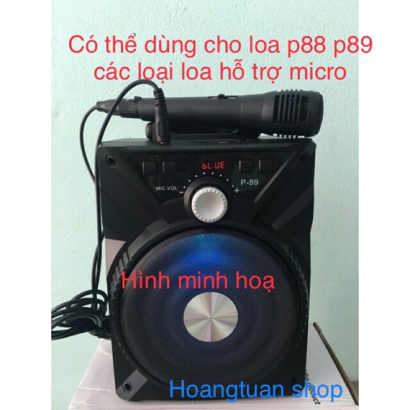 [Mã ELHACE giảm 4% đơn 300K] Mic có dây đầu 6.5mm hoặc 3.5mm