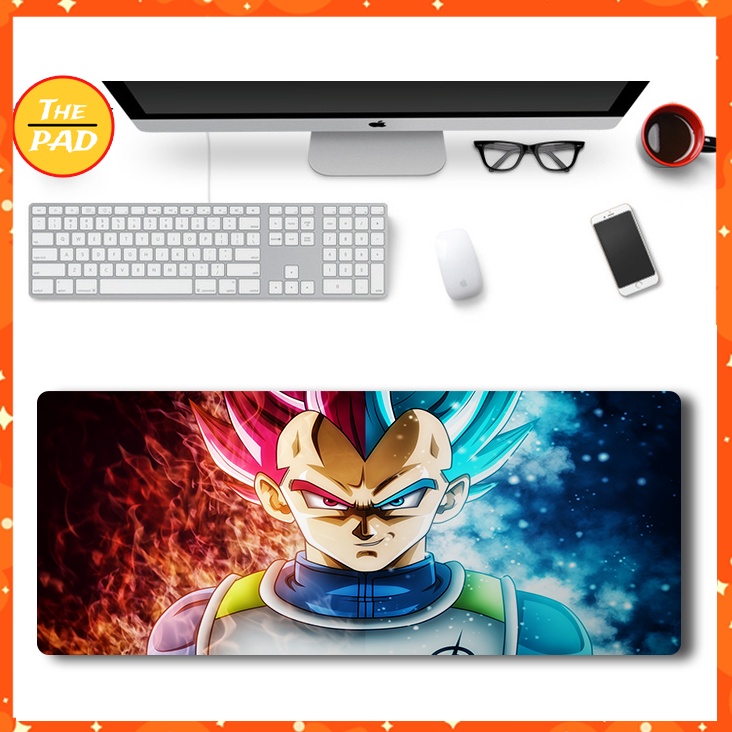 Lót Chuột Anime Dragon Ball, In 3D Kiểu Mới, Cao Su 30x80, 40x90, Dày, Chống Trượt, Nhiều Mẫu