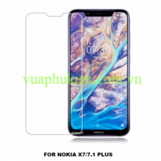 Dán kính cường lực Nokia X7/ 7.1 plus trong suốt