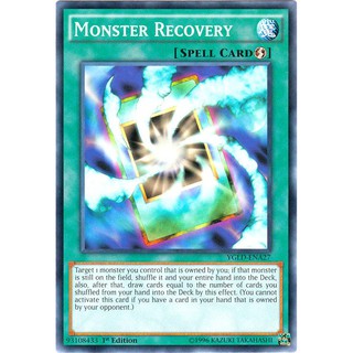 Bài Yugioh - Monster Recovery # Thu Hồi Quái Vật