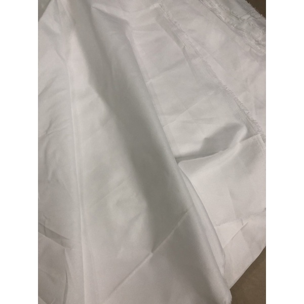 Vải cotton trắng lót gối chăn khổ 2m4
