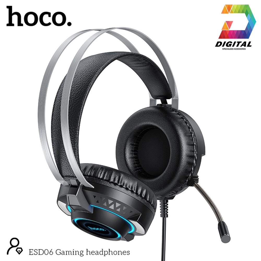 Tai Nghe Chụp Tai Hoco ESD06 Chính Hãng Led RGB