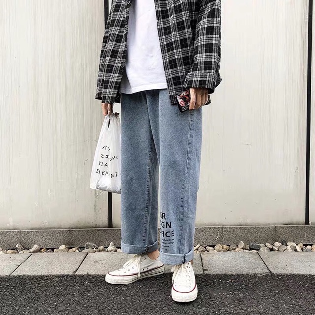 [Mã SKAMAP6 giảm 8% TỐI ĐA 50K đơn250K] QUẦN BAGGY JEANS UNISEX ỐNG RỘNG | BigBuy360 - bigbuy360.vn