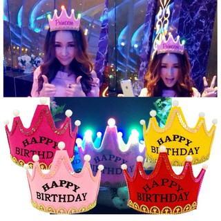 VƯƠNG MIỆN ĐÈN LED PHÁT SÁNG SINH NHẬT