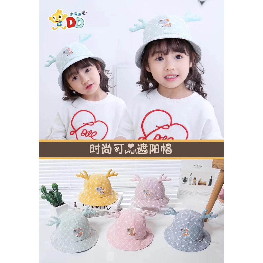 mũ (nón) cho bé gái từ 6th - 3 tuổi,có vành rộng, chất vải cotton cao cấp, mềm mại. Rất nhiều mẫu xinh yêu