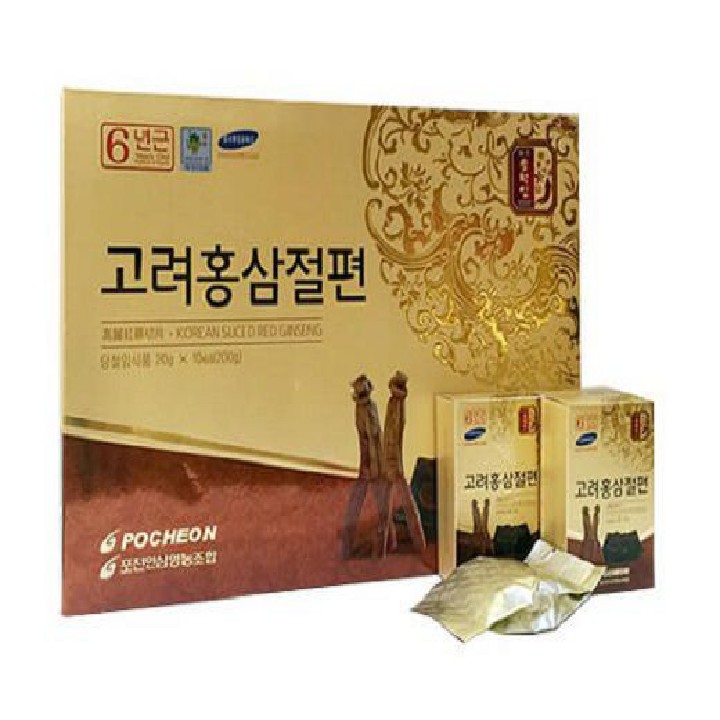 Hồng sâm thái lát tẩm mật ong Pocheon Hộp 200g