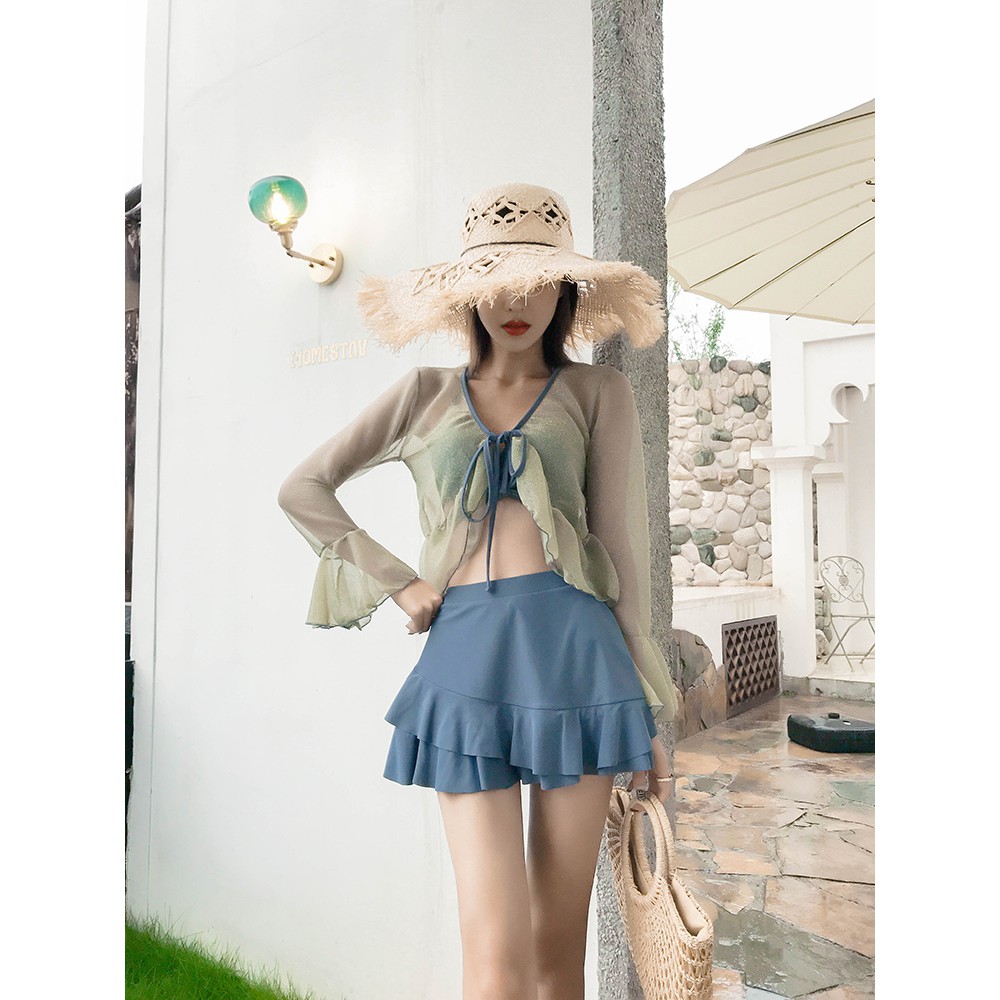 Bikini Đồ Bơi Set hai chi tiết Đồ Bơi Kèm Áo Khoác | BigBuy360 - bigbuy360.vn