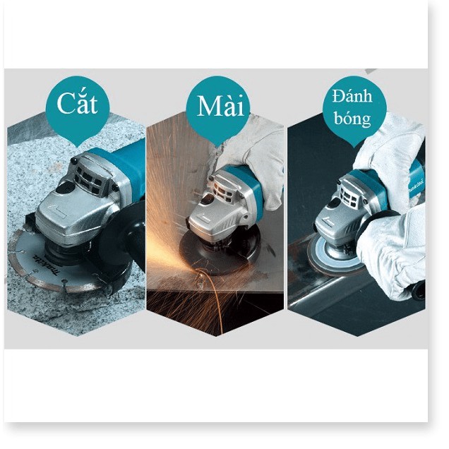 Máy mài góc Makita 9556HN  - Máy cắt sắt, cắt gạch, chà nhám, đánh bóng