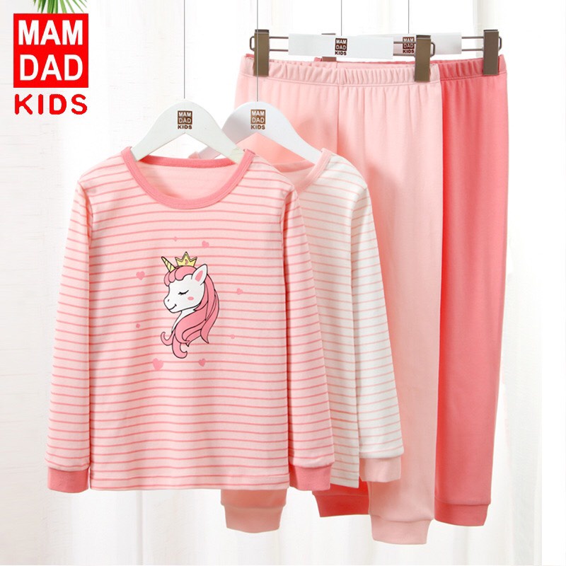 Bộ cotton bé gái Mam Dad (QCCC)