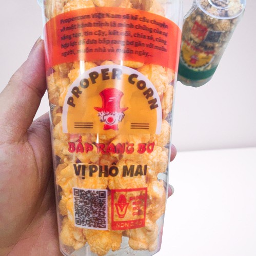 Bắp Rang Bơ Popcorn Vị Phô Mai/ Vị Socola/ Vị Caramen