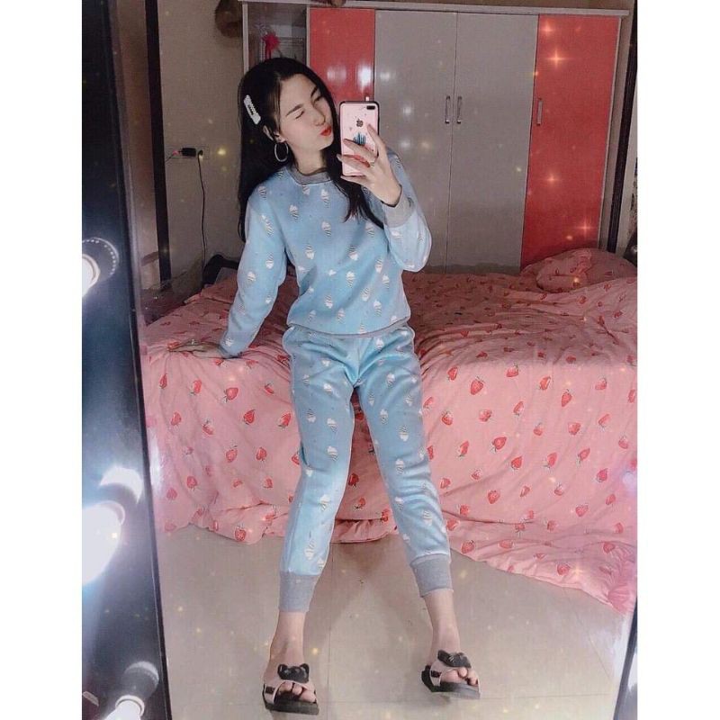 bộ nỉ lót lông (pass)