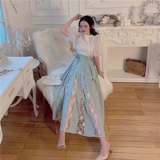 Set đầm tiểu thư quý tộc ảnh khách mặc cuối